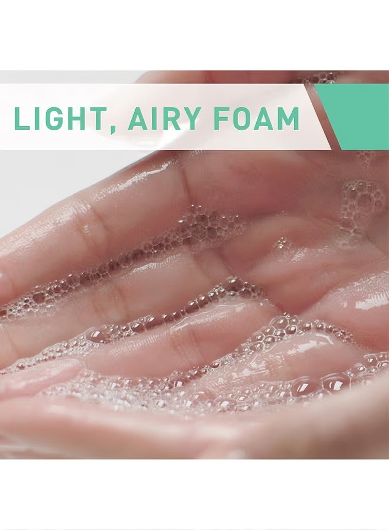 CeraVe حمض الهيالورونيك منظف فومي - غير مُزيل للزيوت الحيوية للبشرة الطبيعية والدهنية 236مل - Image 5